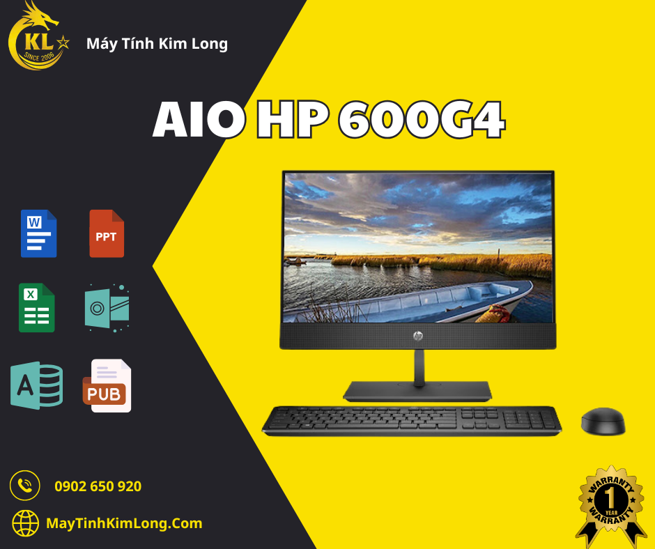 AIO - Máy Liền Khối HP ProOne 600G4 - i7 8th