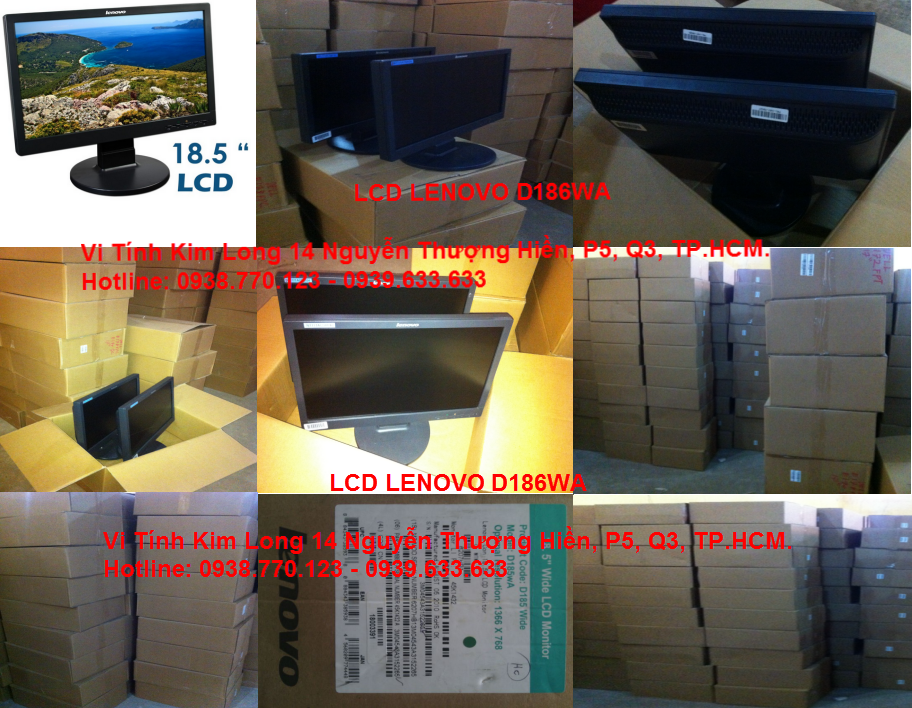 LCD LENOVO D186WA giá rẻ nhất toàn quốc - Vi Tính Kim Long