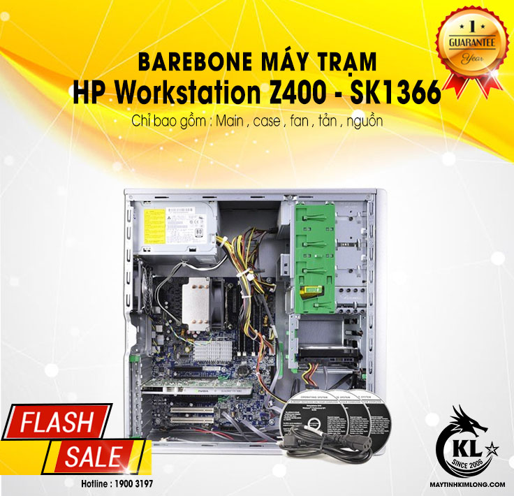 Barebone Máy Trạm HP Workstation Z400 SK1366