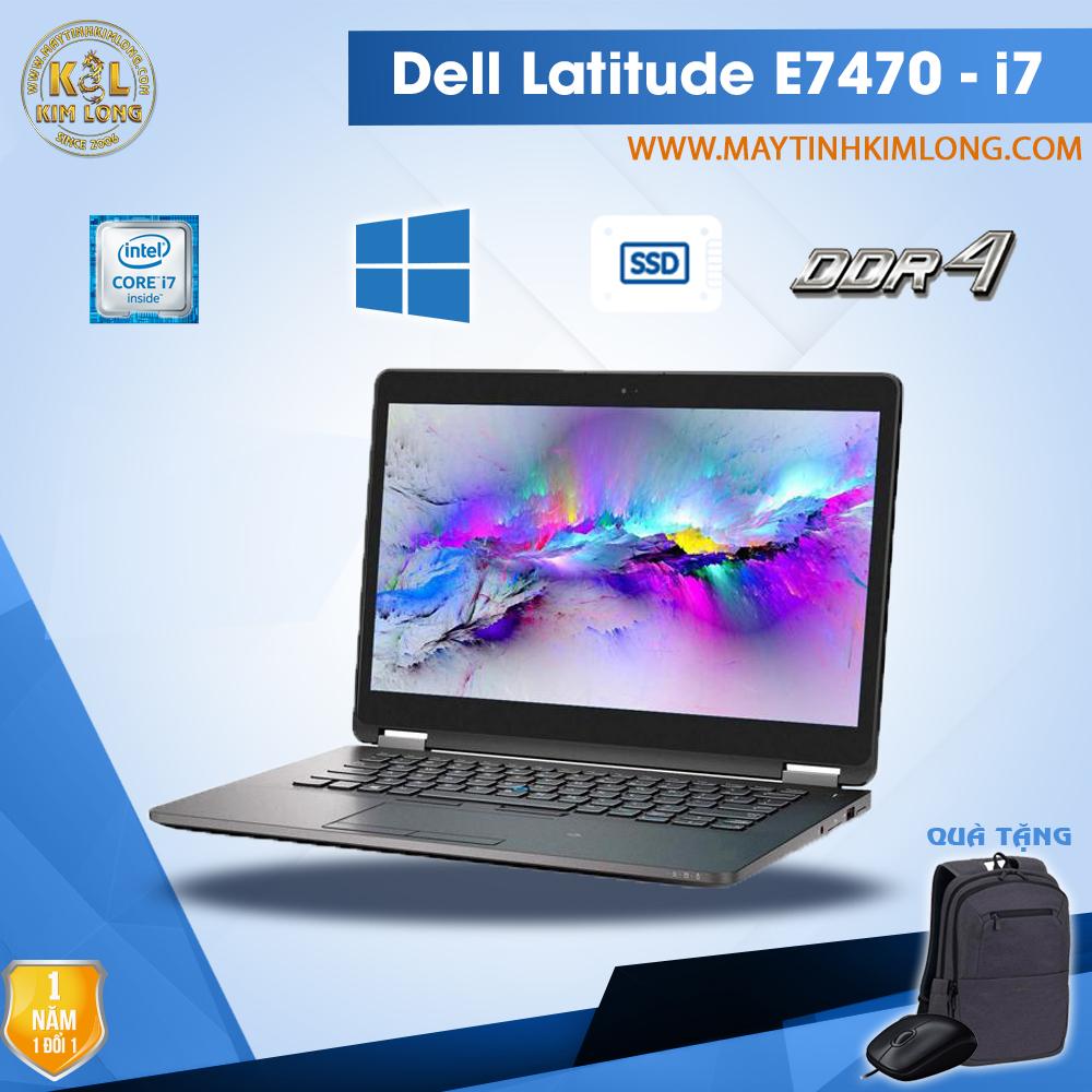 Laptop Dell Latitude E7470 I7 6600u Ddr4 8gb Ssd1gb 14 1 Inch Maytinhkimlong Com