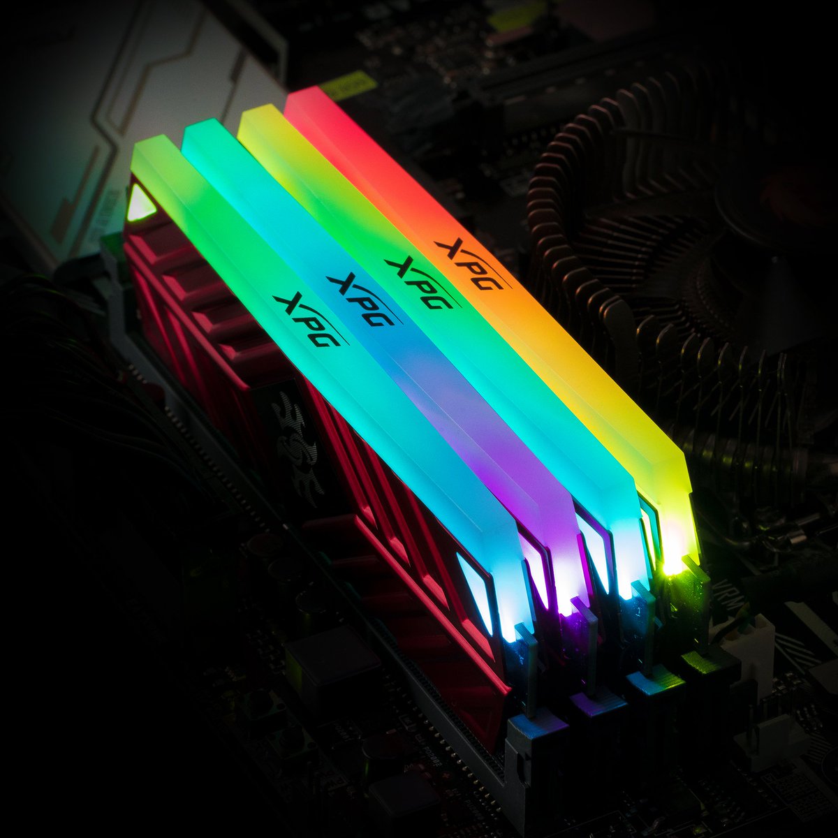 RAM Adata XPG Spectrix D41 LED RGB RED 8GB (1x8GB) 3200Mhz DDR4